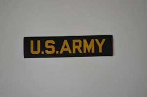 Badge U.S. Army Name Tape