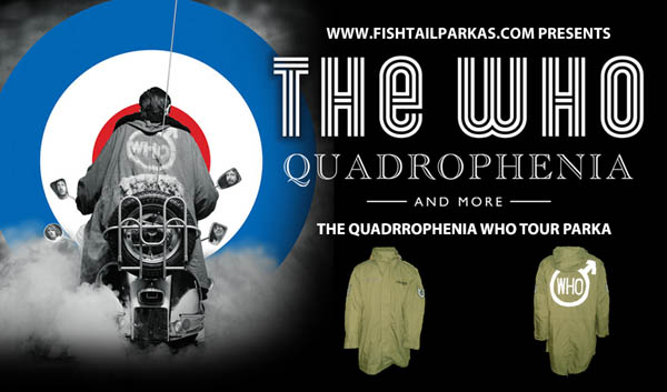 The Who Tour Quadrophenia Parka
